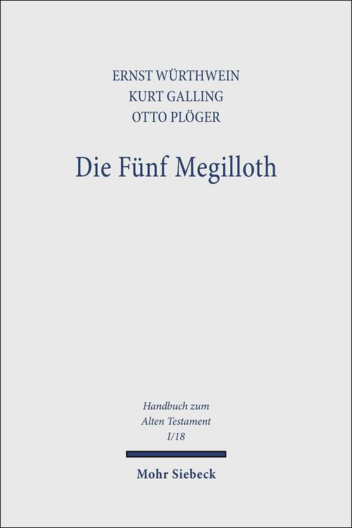 Produktbild: Die F&uuml;nf Megilloth