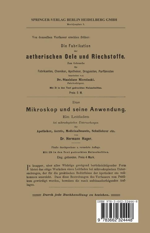 Produktbild: Die Desinfectionsmittel