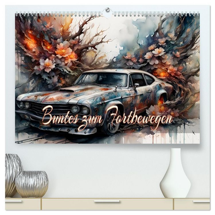 Produktbild: Buntes zum Fortbewegen (hochwertiger Premium Wandkalender 2026 DIN A2 quer), Kunstdruck in Hochglanz