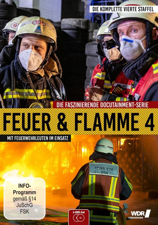 Produktbild: Feuer und Flamme - Mit Feuerwehrm&auml;nnern im Einsatz - Staffel 4 [2 DVDs]