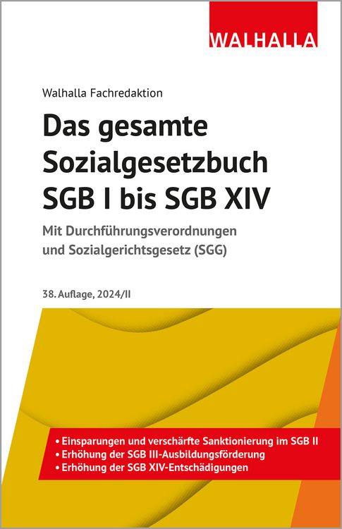 Produktbild: Das gesamte Sozialgesetzbuch SGB I bis SGB XIV