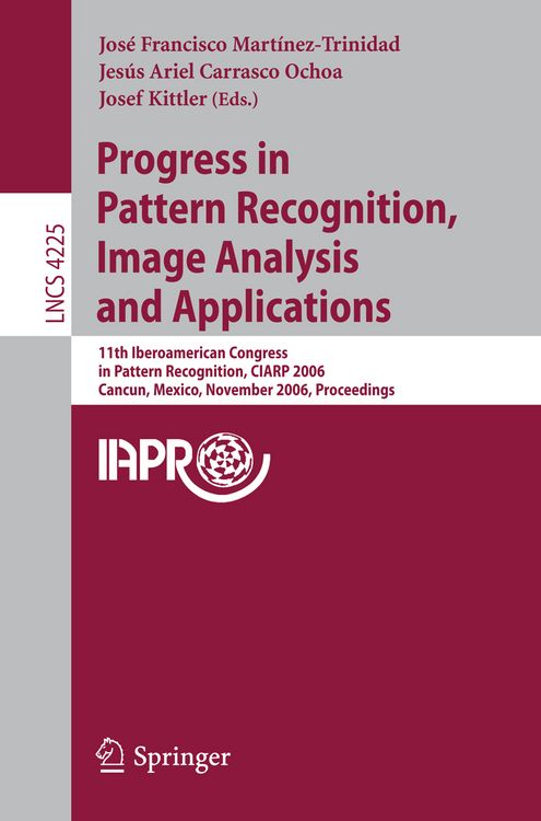 Produktbild: Progress in Pattern Recognition, Image Analysis and Applications