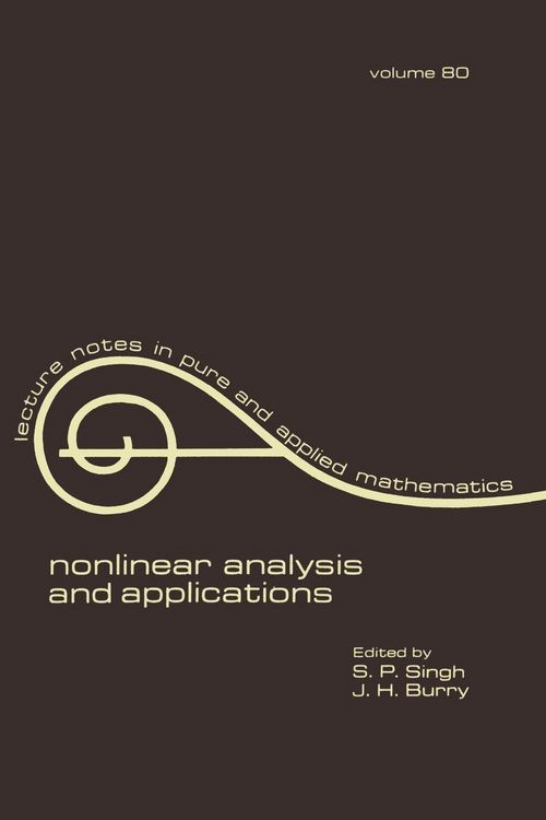 Produktbild: nonlinear analysis and applications