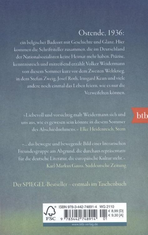 Produktbild: Ostende. 1936, Sommer der Freundschaft