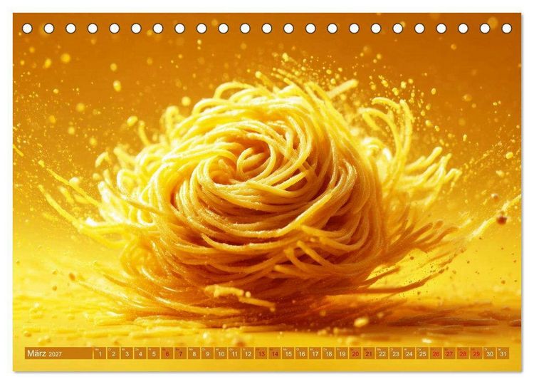 Produktbild: Pasta Fantastica. Surreale Nudeltr&auml;ume (Tischkalender 2027 DIN A5 quer), CALVENDO Monatskalender