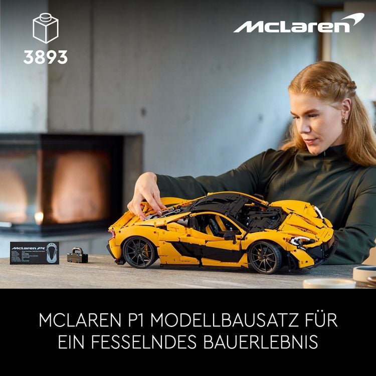 Produktbild: LEGO Technic McLaren P1, Set mit Supersportwagen f&uuml;r Erwachsene 42172