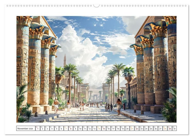 Produktbild: Im Schatten der Pyramiden (Wandkalender 2026 DIN A2 quer), CALVENDO Monatskalender