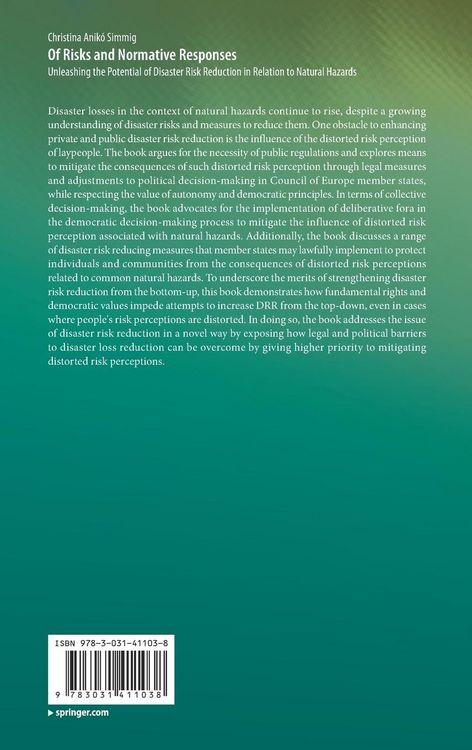 Produktbild: Of Risks and Normative Responses