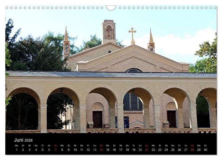Produktbild: Evangelische Kirchen um Potsdam 2026 (Wandkalender 2026 DIN A3 quer), CALVENDO Monatskalender