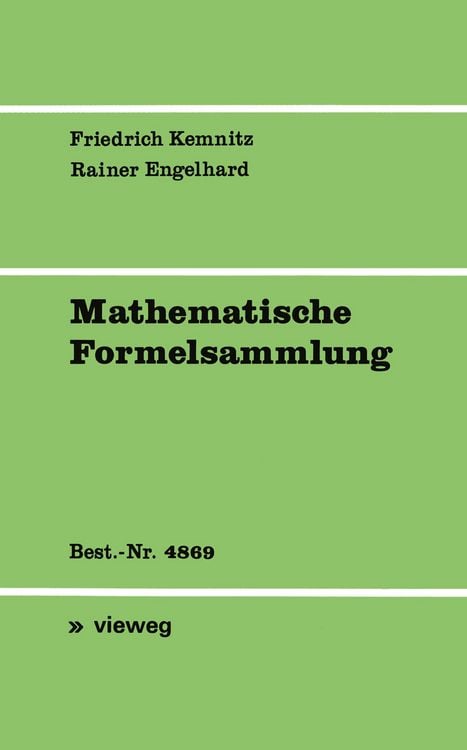 Produktbild: Mathematische Formelsammlung
