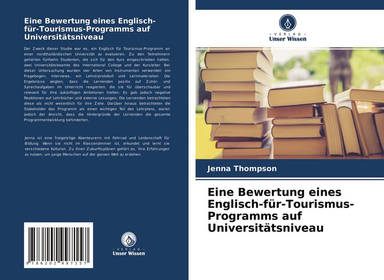 Produktbild: Eine Bewertung eines Englisch-f&uuml;r-Tourismus-Programms auf Universit&auml;tsniveau