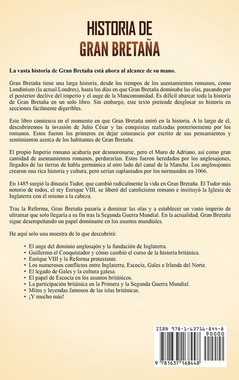 Produktbild: Historia de Gran Breta&ntilde;a