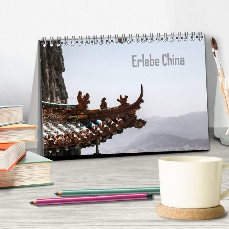 Produktbild: Erlebe China (Tischkalender 2027 DIN A5 quer), CALVENDO Monatskalender