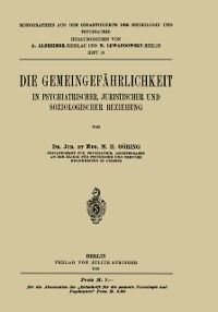 Produktbild: Die Gemeingef&auml;hrlichkeit