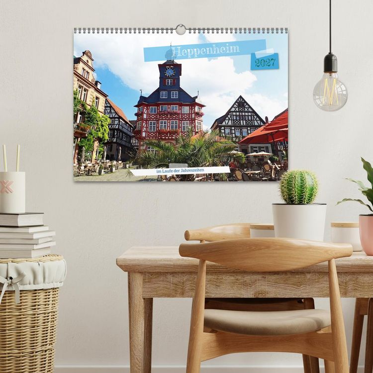 Produktbild: Heppenheim im Laufe der Jahreszeiten (Wandkalender 2027 DIN A3 quer), CALVENDO Monatskalender
