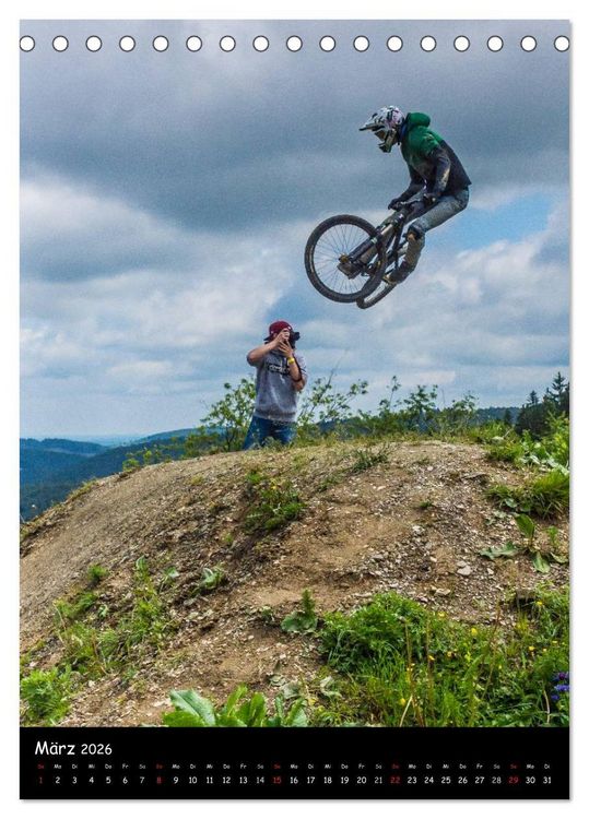 Produktbild: Slopestyle Extrembiking (Tischkalender 2026 DIN A5 hoch), CALVENDO Monatskalender