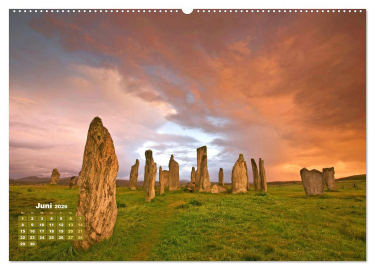 Produktbild: Naturschauspiele in Schottland (hochwertiger Premium Wandkalender 2026 DIN A2 quer), Kunstdruck in Hochglanz