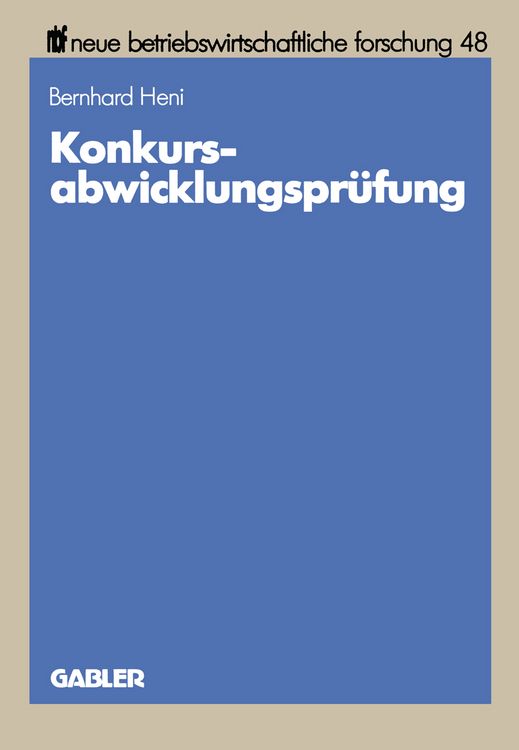 Produktbild: Konkursabwicklungspr&uuml;fung