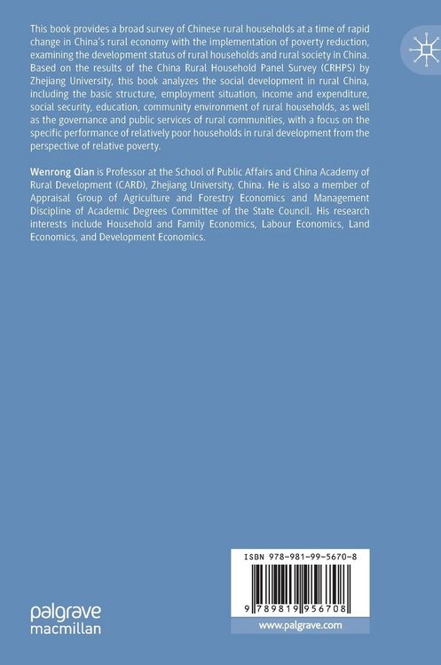 Produktbild: Rural Development in China from the Perspective of Relative Poverty