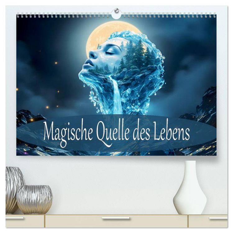Produktbild: Magische Quelle des Lebens (hochwertiger Premium Wandkalender 2026 DIN A2 quer), Kunstdruck in Hochglanz