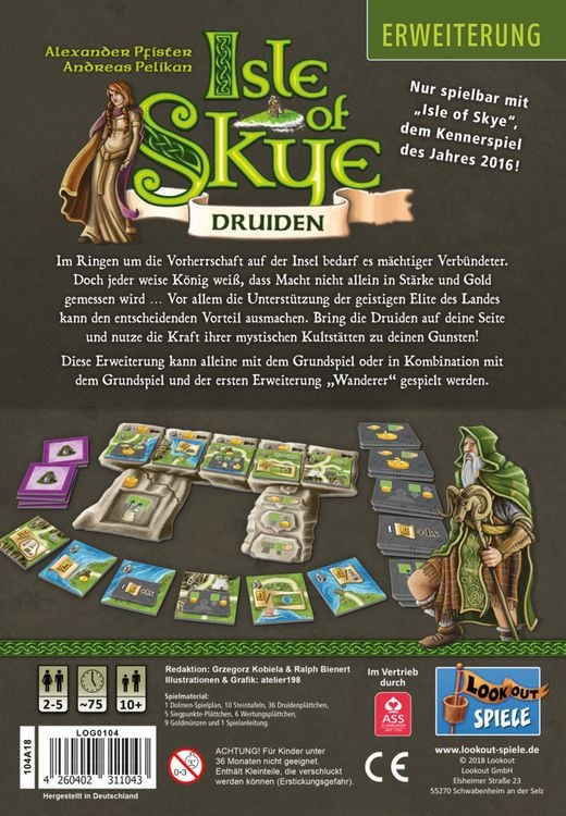 Produktbild: Isle of Skye - Erweiterung Druiden (2. Erweiterung)