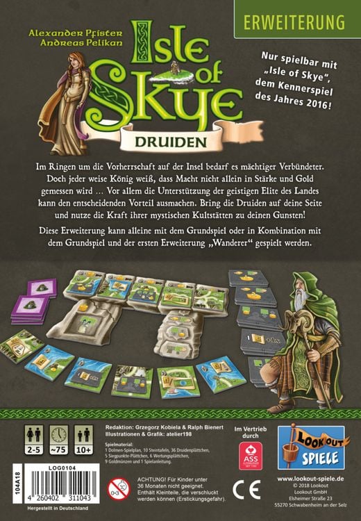 Produktbild: Lookout Spiele - Isle of Skye - Druiden