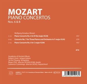Produktbild: Klavierkonzerte Nr. 6 & 8