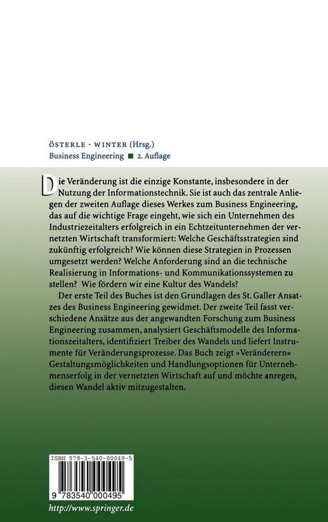 Produktbild: Business Engineering
