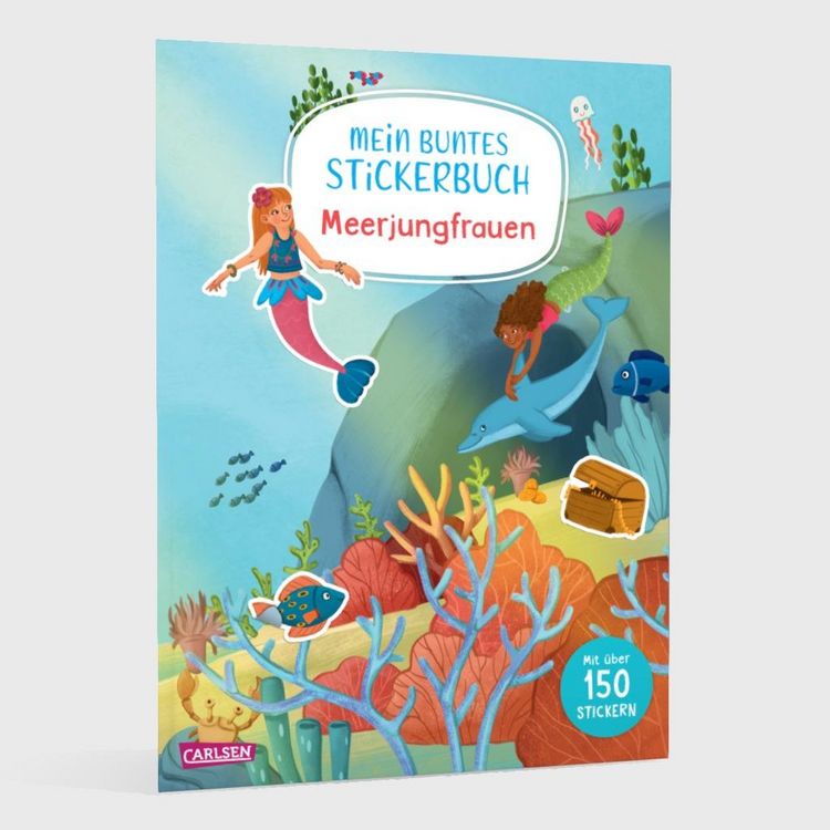 Produktbild: Mein buntes Stickerbuch: Meerjungfrauen