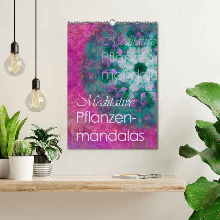 Produktbild: Meditative Pflanzenmandalas (Wandkalender 2026 DIN A3 hoch), CALVENDO Monatskalender