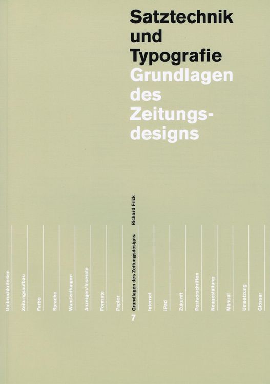 Produktbild: Grundlagen des Zeitungs- und Zeitschriftendesigns in 2 B&auml;nden