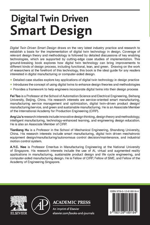 Produktbild: Digital Twin Driven Smart Design
