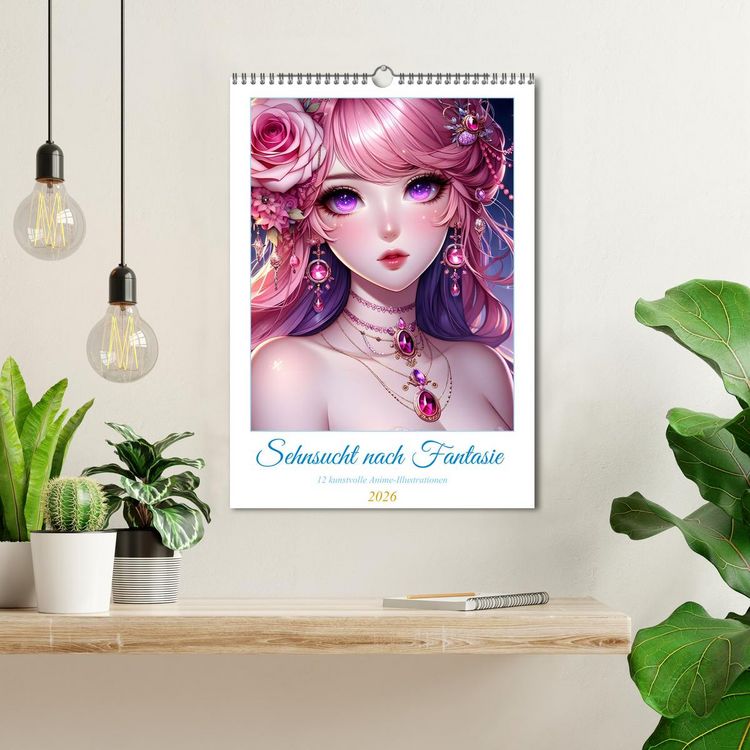 Produktbild: Sehnsucht nach Fantasie (Wandkalender 2026 DIN A3 hoch), CALVENDO Monatskalender