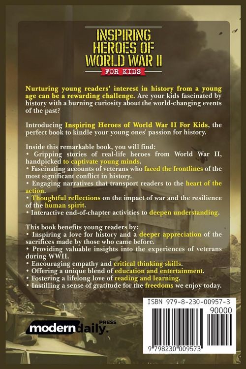 Produktbild: Inspiring Heroes of World War II - For Kids