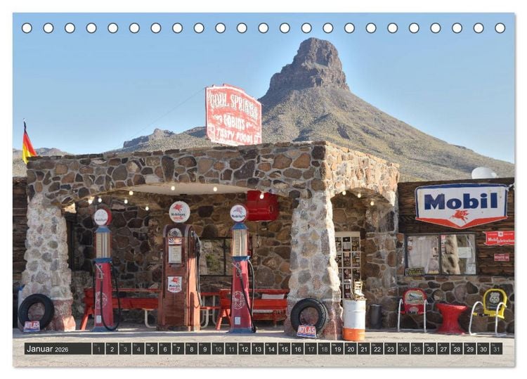 Produktbild: Route 66 (Tischkalender 2026 DIN A5 quer), CALVENDO Monatskalender