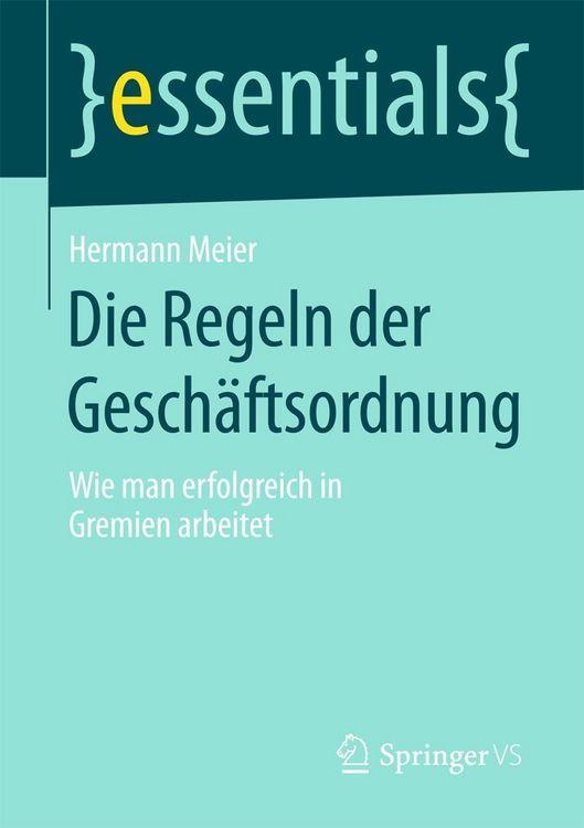 Produktbild: Die Regeln der Gesch&auml;ftsordnung