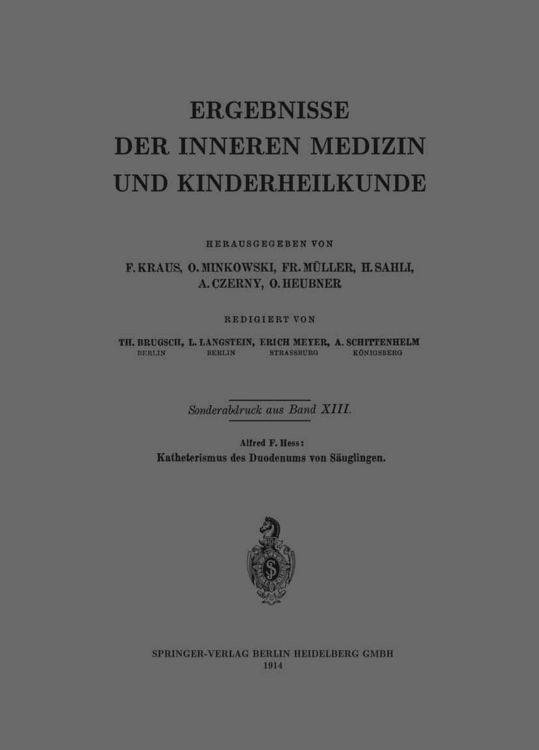Produktbild: Katheterismus des Duodenums von S&auml;uglingen