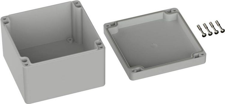 Produktbild: TRU COMPONENTS TC-9065508 Outdoor-Geh&auml;use 122 x 120 x 85 Polycarbonat Lichtgrau (RAL 7035) 1 St.