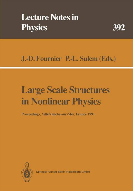 Produktbild: Large Scale Structures in Nonlinear Physics