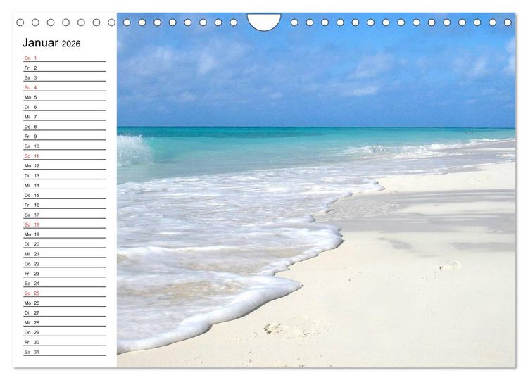 Produktbild: Traumstr&auml;nde in der Karibik (Wandkalender 2026 DIN A4 quer), CALVENDO Monatskalender