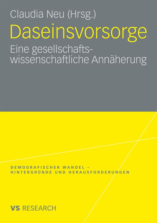 Produktbild: Daseinsvorsorge