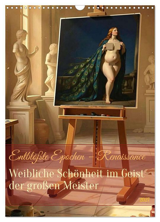 Produktbild: Entbl&ouml;&szlig;te Epochen &ndash; Renaissance (Wandkalender 2027 DIN A3 hoch), CALVENDO Monatskalender