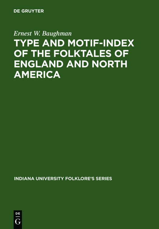 Produktbild: Type and Motif-Index of the Folktales of England and North America