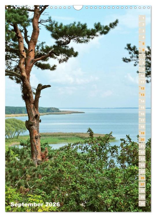 Produktbild: Kurische Nehrung &ndash; Am langen, weichen Ostsee-Strand (Wandkalender 2026 DIN A3 hoch), CALVENDO Monatskalender