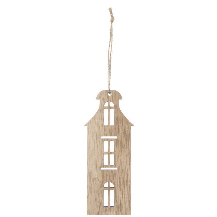 Produktbild: Holzh&auml;nger Haus, gro&szlig;, 14 x 6 cm