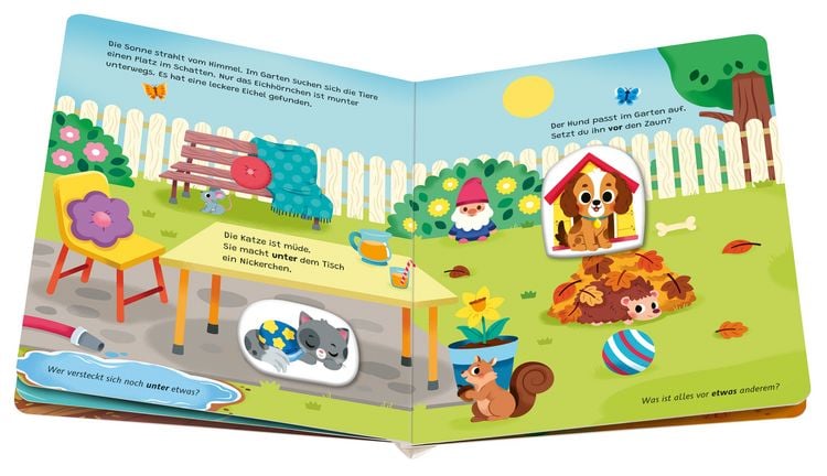 Produktbild: Play+ Mein Spiel mit-Magnetbuch Komm, wir lernen was wo ist - ab 18 Monate