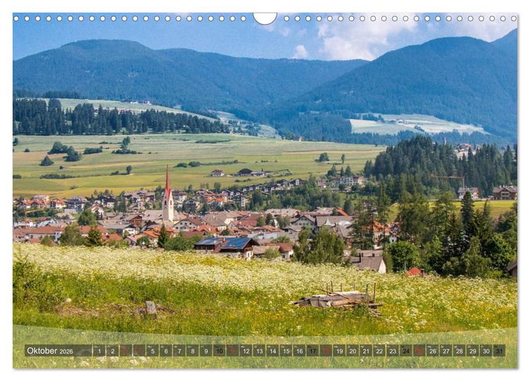 Produktbild: Pustertal im Osten S&uuml;dtirols (Wandkalender 2026 DIN A3 quer), CALVENDO Monatskalender