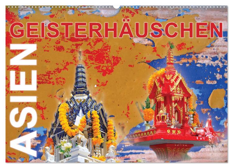 Produktbild: Asien Geisterh&auml;uschen (Wandkalender 2026 DIN A2 quer), CALVENDO Monatskalender