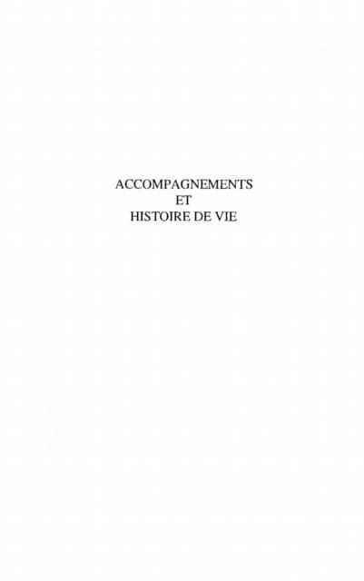 Produktbild: Accompagnements et histoire devie
