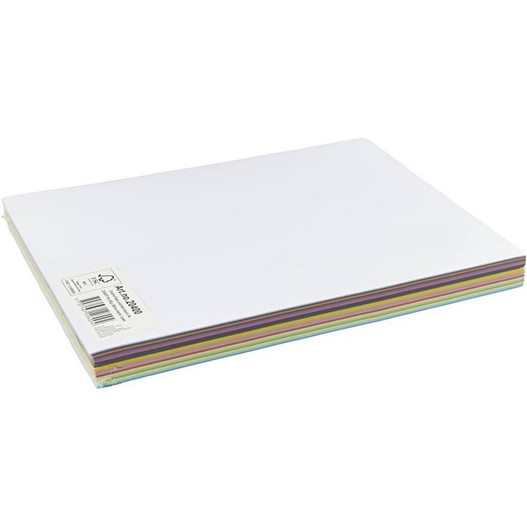 Creativ R Creativ Company Farbiges Papier, A4, Blatt 210x297 mm, 80 g, sortierte ...